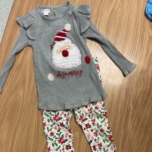 Mud pie Santa outfit